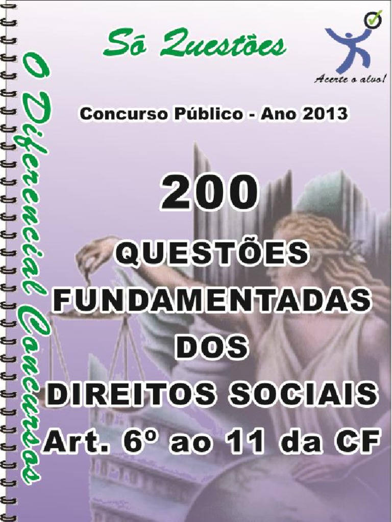1725 Dos Direitos Sociais Art 6º Ao 11 Da Cf Apostila Amostra