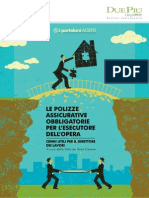 Le Polizze Assicurative Obbligatorie Per L’Esecutore Dell’Opera - Cenni Utili Per Il Direttore Dei Lavori