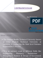 Upsee Entrance Exam: An Overview .