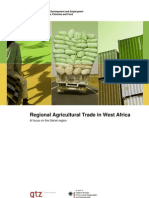 Regional Agricultural Trade in West Africa: A Focus On The Sahel Region