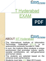 IIIT Hyderabad Exam