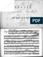 Clementi Tre Sonate Ed .Artaria Op.26