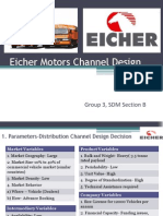Eicher Motors Chanel Design