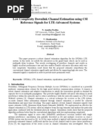 Channel Estimation EJSR 70-1-04