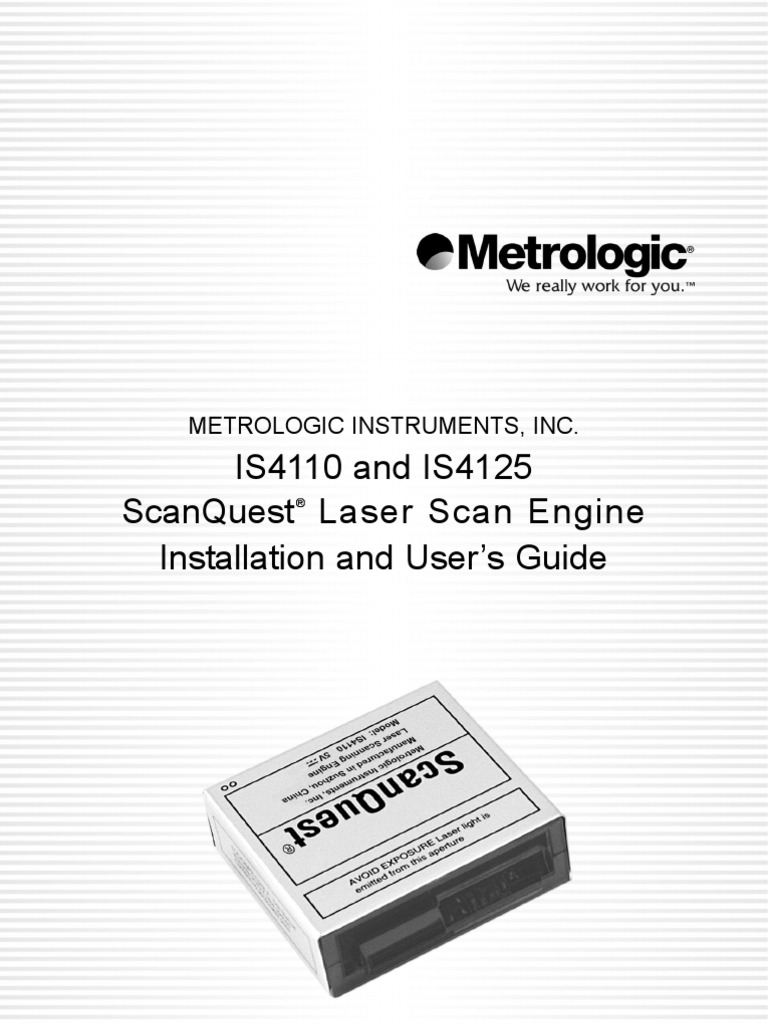 Scanner Metrologic IS4125 | PDF | Computers