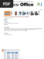 Retornar Todas as Correspondências de um PROCV - Excel - Ambiente Office
