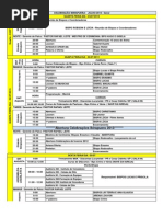 Cronograma Celebrações de Inverno