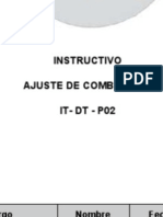 Instructivo de Combustion