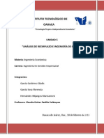 Unidad 5. Análisis de Reemplazo e Ingenieria Economica