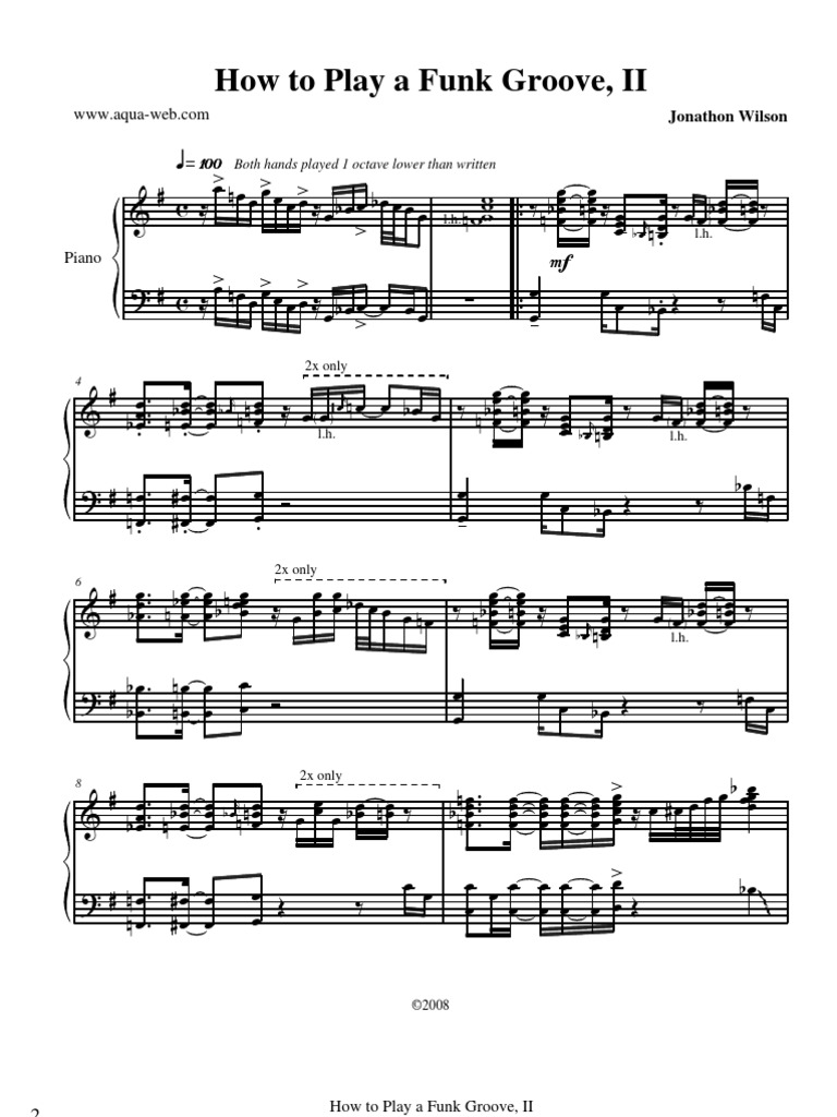 Funk groove piano tutorial Phacoanaphylaxis