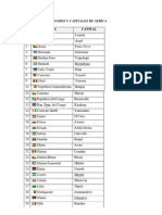 Países y Capitales de África