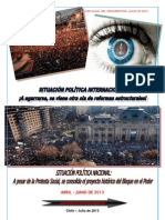 Situación Política Internacional-Nacional Abril-Junio 2013 - Chile