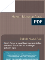 Hukum Menutup Aurat