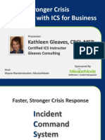 Faster, Stronger Crisis Response With ICS For Business