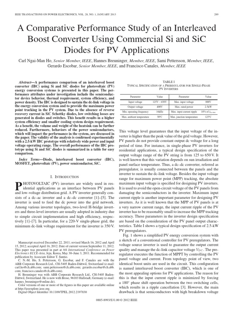 (SiC-En-2013-2) A Comparative Performance Study of An Interleaved Boost ...