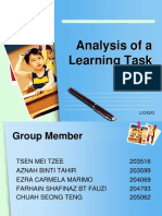 Analysis Learning Task