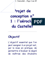 Projet de Conception N° 1 L'aéroclub Du Castellet