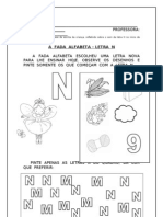 A Fada Alfabeta - Letra N