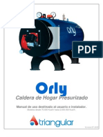 Manual de uso caldera Orly 70.000-2.000.000 Kcal/h