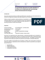 Comparación Hipoclorito de Sodio Versus Díoxido de Cloro