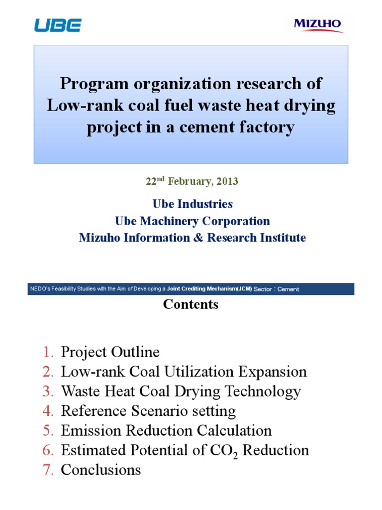 25 - B13 - Ube Industries - Ube Machinery Corporation - Mizuho ...