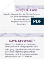 Metode Survey lalu lintas