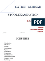 Stool Examination