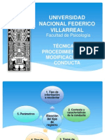 TECNICAS Y PROCEDIMIENTOS EN MODIFICACION DE CONDUCTA - COMPLETO - copia.pptx