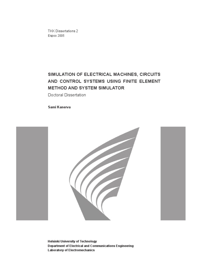 Simulation of Electrical Machines, Circuits and Control Systems Using ...