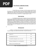 Voice Driven Animation System