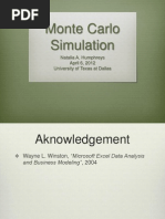 Monte Carlo Simulation
