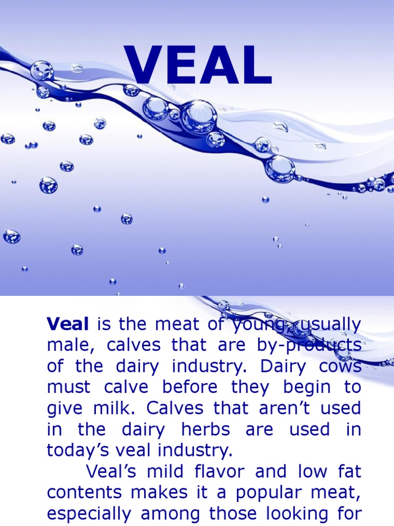 VEAL | PDF | Veal | Beef