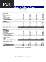 Download Pro-Forma Balance Sheet by oxfordentrepreneur SN15263418 doc pdf