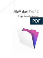 FileMaker Pro Script Steps Reference