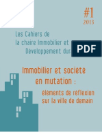 Immobilier Et Société en Mutation Éléments de Réflexion Sur La Ville de Demain - WWW - Metrecarre.ma