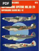 Download Aircam Aviation Series 8 - Supermarine Spitfire Mkxii-24 Supermarine Seafire Mki-47 by Iain Smyth SN152664639 doc pdf