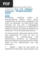 k12 Sa Pilipinas