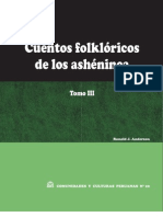 Cuentos folklóricos de los ashéninca. Tomo III