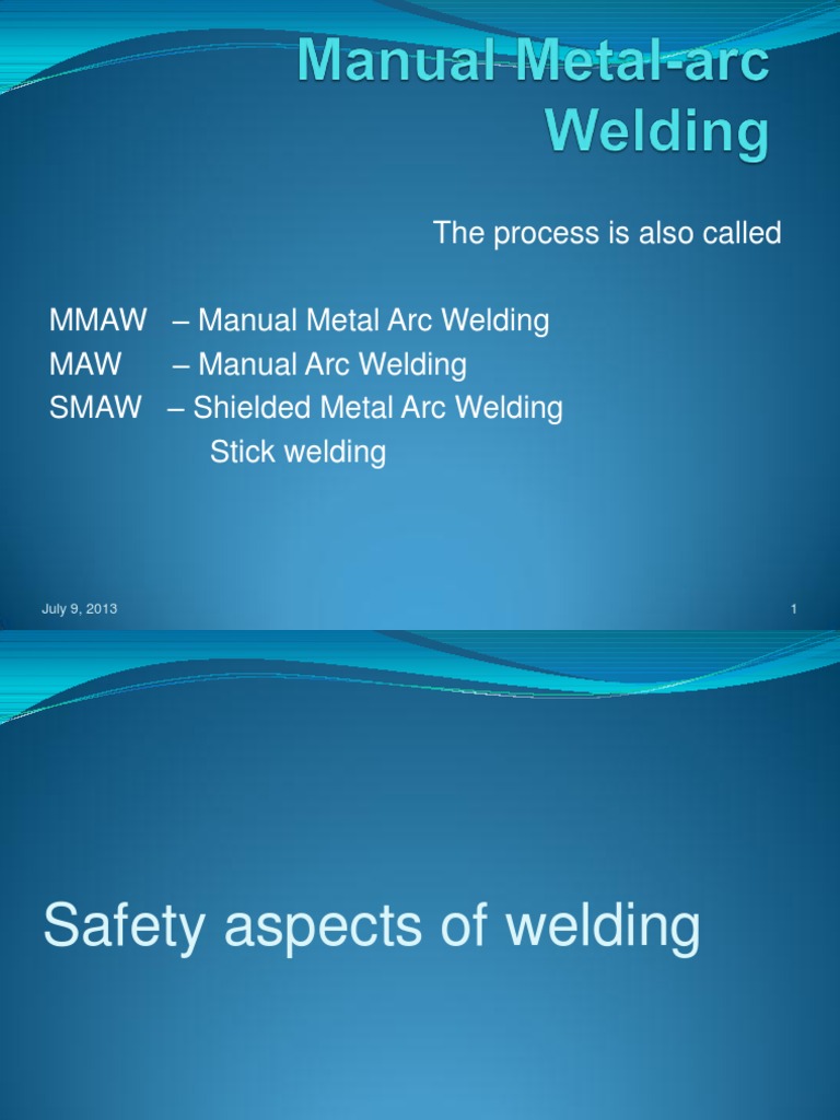 Basics of SMAW | PDF | Welding | Construction