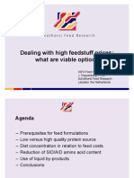 High Feed Material Strategies for Feeding