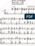 Beethoven - Sonata N° 01 Opus 02 - 3º Movimento (Piano) (Am)