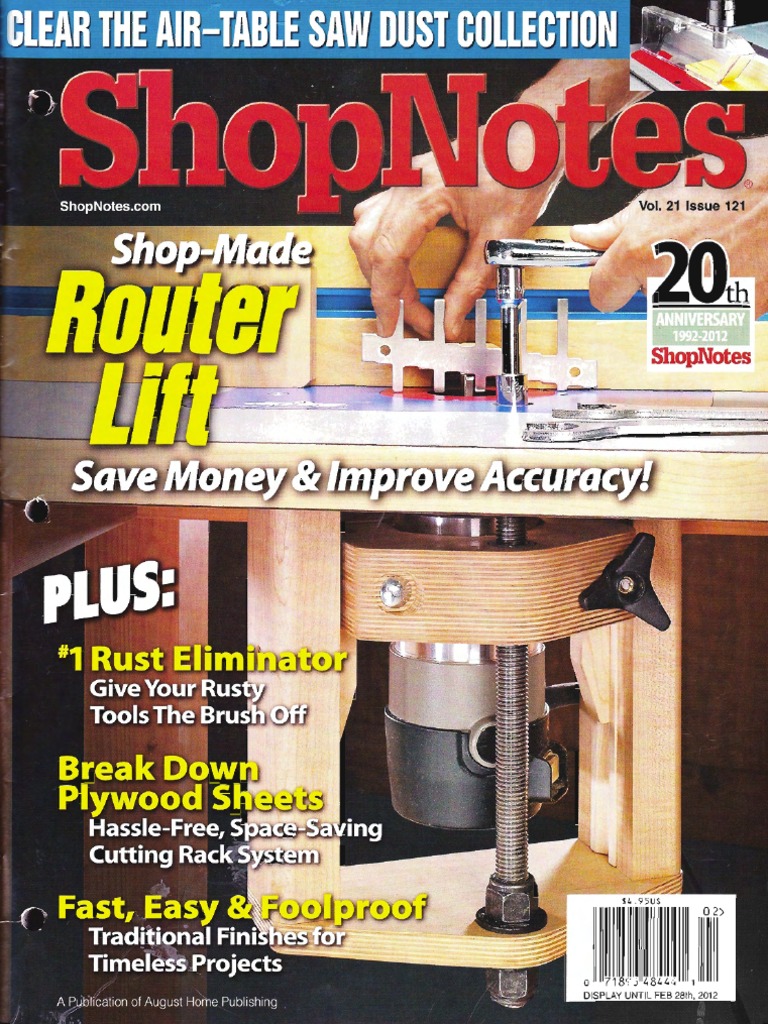 Shopnotes Issue 121 Industrial Processes Crafts