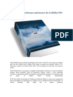 Revelan y Cuestionan Omisiones de La Biblia NVI PDF