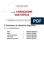 Lezione Diatopia PDF