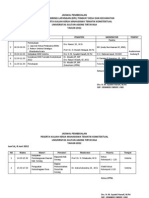 JADWAL DPL KKM UNIVERSITAS SULTAN AGENG TIRTAYASA