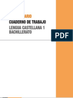 Solucionario Cuaderno de Trabajo Lengua Castellana 1 Bat Castellnou