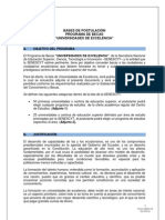 Bases de Postulación Universidades de Excelencia reformas hasta 11 de julio de 2012