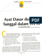 Ayat Dasar Dan Ayat Tunggal Dalam STPM