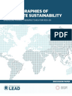 New Geographies of Corporate Sustainability - EMERGING MARKET PERSPECTIVES FOR RIO 20 PDF
