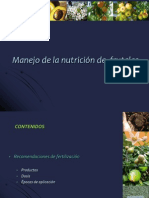 Nutrición en Frutales